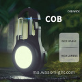 Ketibaan Baru 6 dalam 1 Multifungsi COB Tinggi Kuasa Tinggi Mini Keychain Flightlight Led Led Obor Light Working With Screw Driver